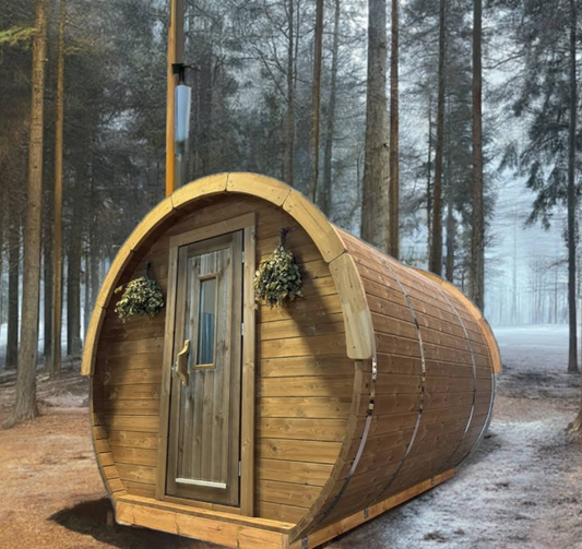 8'x10' Sauna Thermo-wood